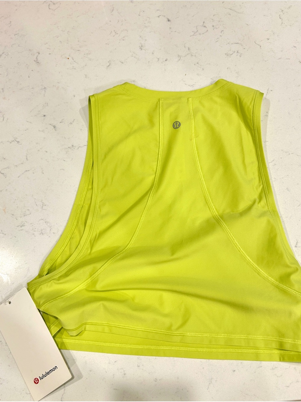lululemon athletica Neon Yellow Performance Tank